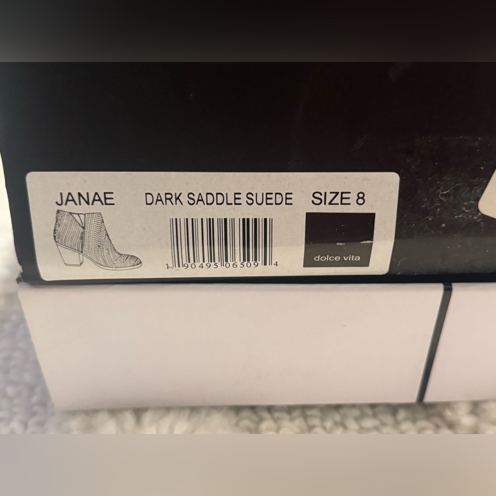 Dolce Vita Suede Ankle Booties 8W - Picture 10 of 10